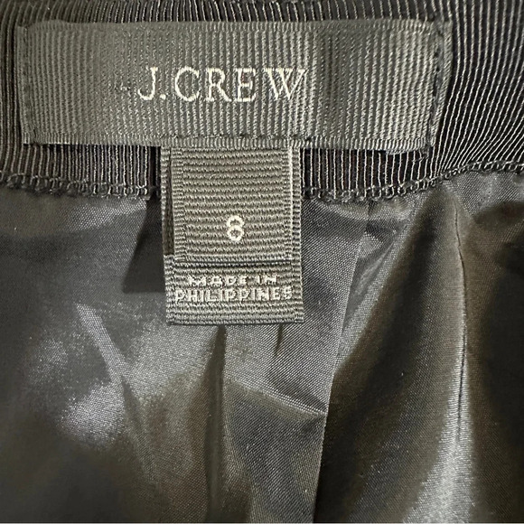 J. Crew black and white graphic skirt, size 8, fully lined, spring, office - Picture 6 of 10
